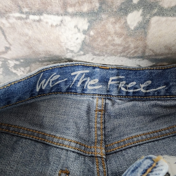 Free People We The Free Soak Up the Sun High Rise Thrashed Skinny Jean  Size 27 - Picture 4 of 16